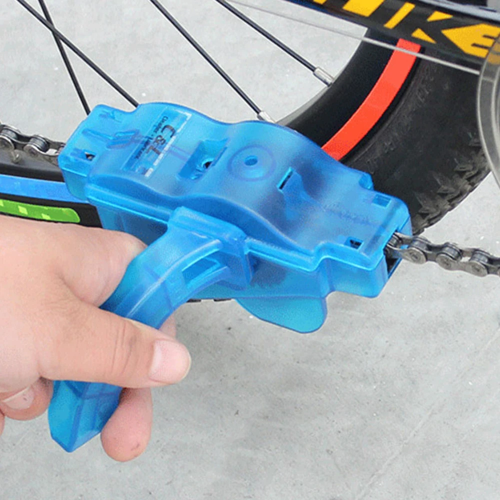 

BIKEIN PRO Portable Bicycle Chain Cleaner with Blue Plastic Box and Handle Bike Cleaning Wash Accessories Bicycle Cleaning Tools