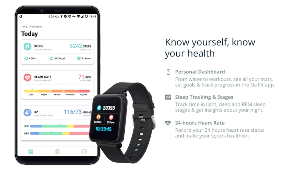 COLMI M28 Smart Watch IP68 Waterproof Activity Fitness Tracker Heart Rate Blood Pressure Bluetooth Smartwatch For Android IOS 5