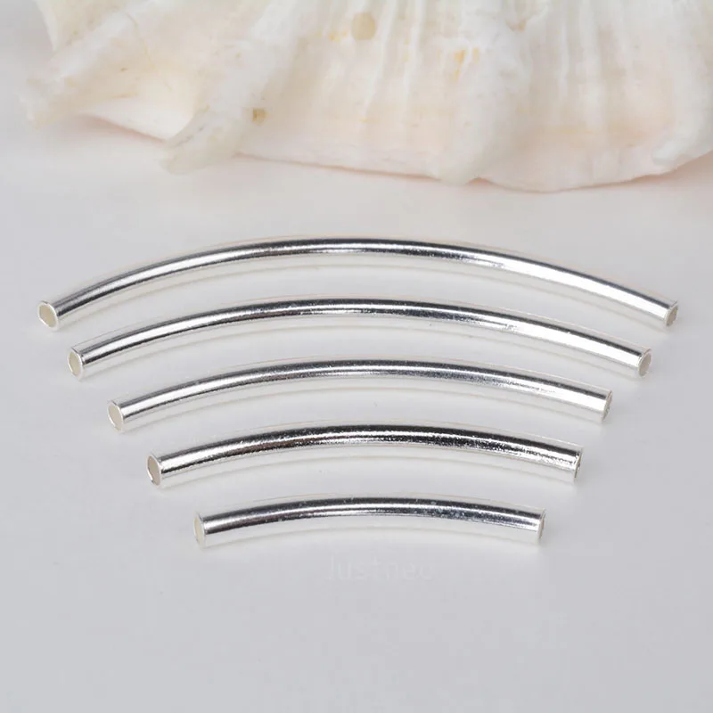 Lots Silver/Gold Curved Tube Elbow Spacer Beads Connectors For Jewelry Findings Lots Silver/Gold Curved Tube Elbow Spacer Beads Connectors For Jewelry Findings