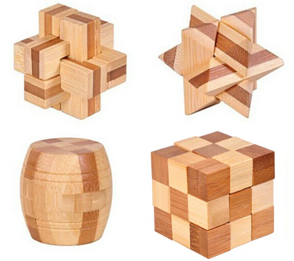 bamboo wood puzzle