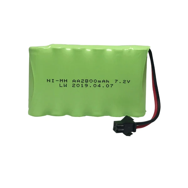 7,2 V 2800mah AA Ni-MH батарея SM вилка с зарядным устройством набор большой емкости электрические игрушки батарея дистанционного управления автомобиль корабль Робот 7,2 v батарея - Цвет: Фиолетовый