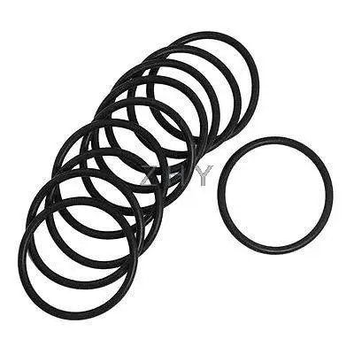 10 Pcs 3mm x 44mm Rubber Sealing Oil Filter O Rings Gasket Black | Обустройство дома