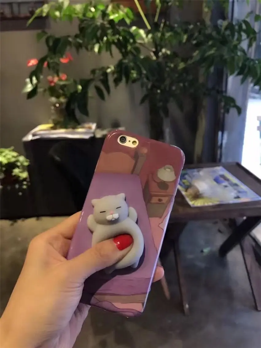 Горячая Squishy море Печать Polar Bear мягкой ТПУ задняя крышка для iPhone 6 6s 7 Plus