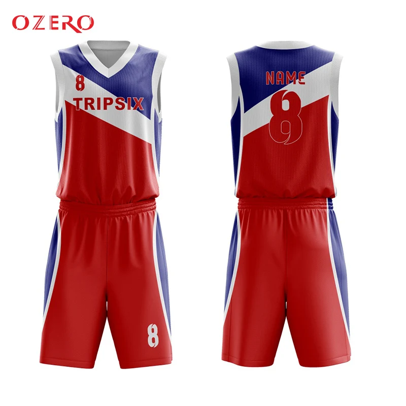 sublimation printing colorful pattern basquete jersey custom