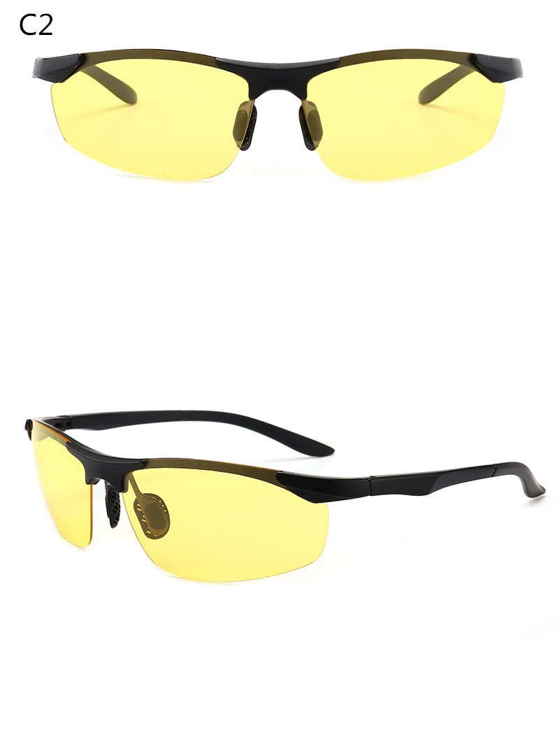 2019 new polarized men's sunglasses UV400 square frame fashion ladies sunglasses brand design sports glasses driving sunglasses (5)