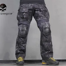 Мужские военные страйкбол BDU Брюки Походные Emerson тактические Gen3 Брюки с наколенниками Typhon EM7036 TYP