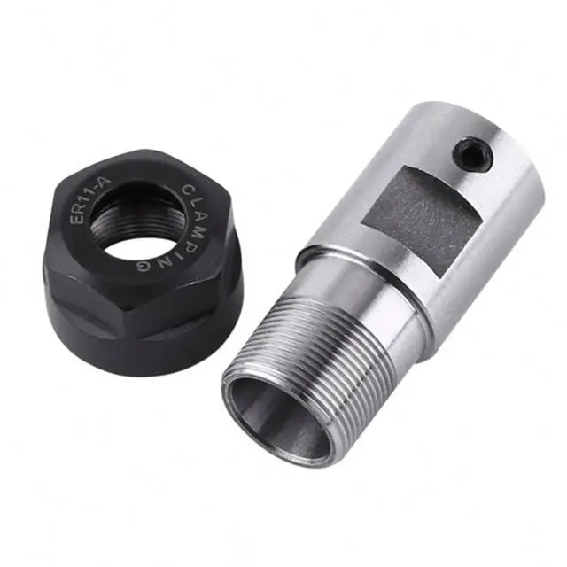 

Free shippinC25 ER20 Collet Chuck Motor Shaft Extension Rod Spindle Collet Lathe Tools Holder Inner hole 8mm 10MM 12mm 14mm 16mm