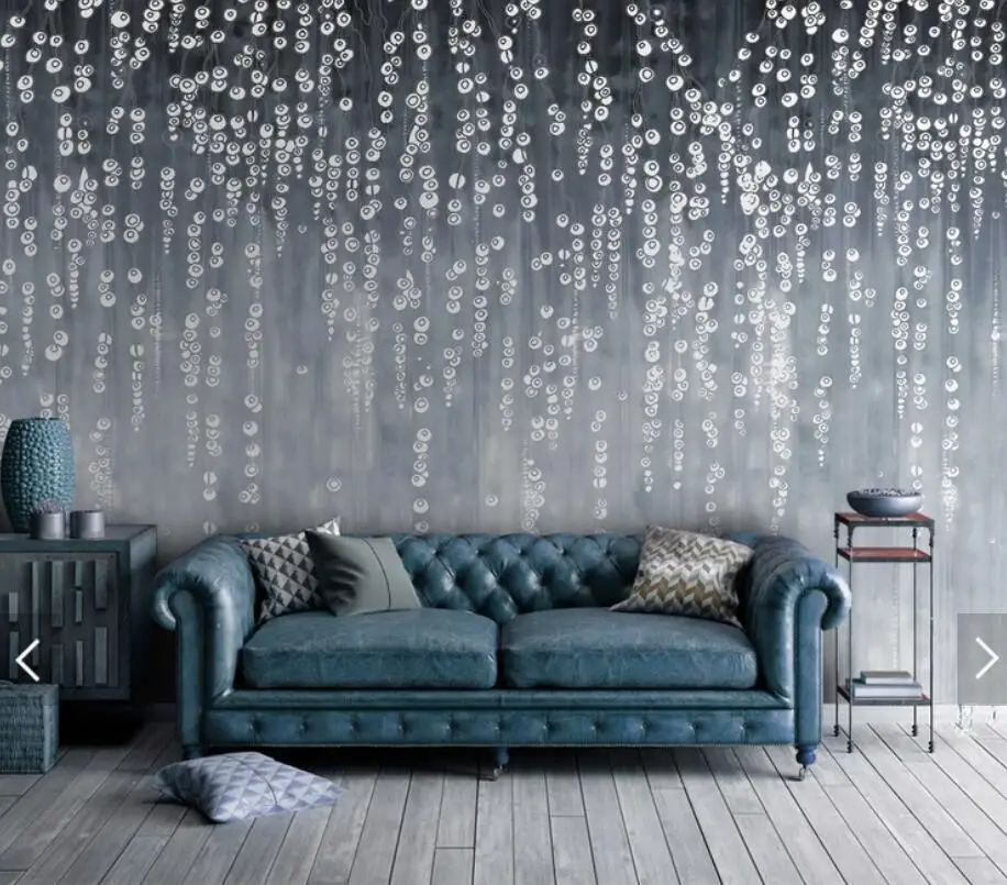 3d Vintage Simple Flower Wallpaper Wall Mural For Living Room Bedroom