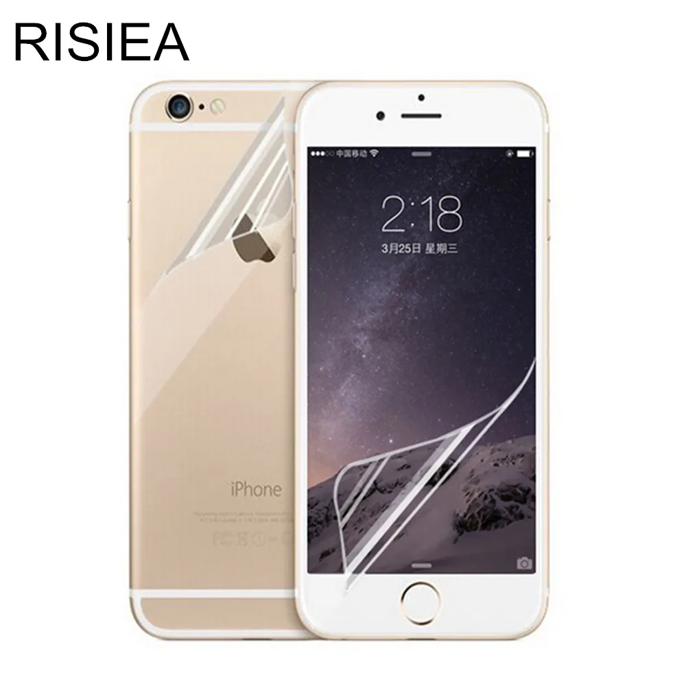 

RISIEA 5pcs Front+5pcs Back Matte screen protector Anti Glare Film For iPhone 6 6S plus 4 4S 5 5S SE 7 8 plus X XR XS Max