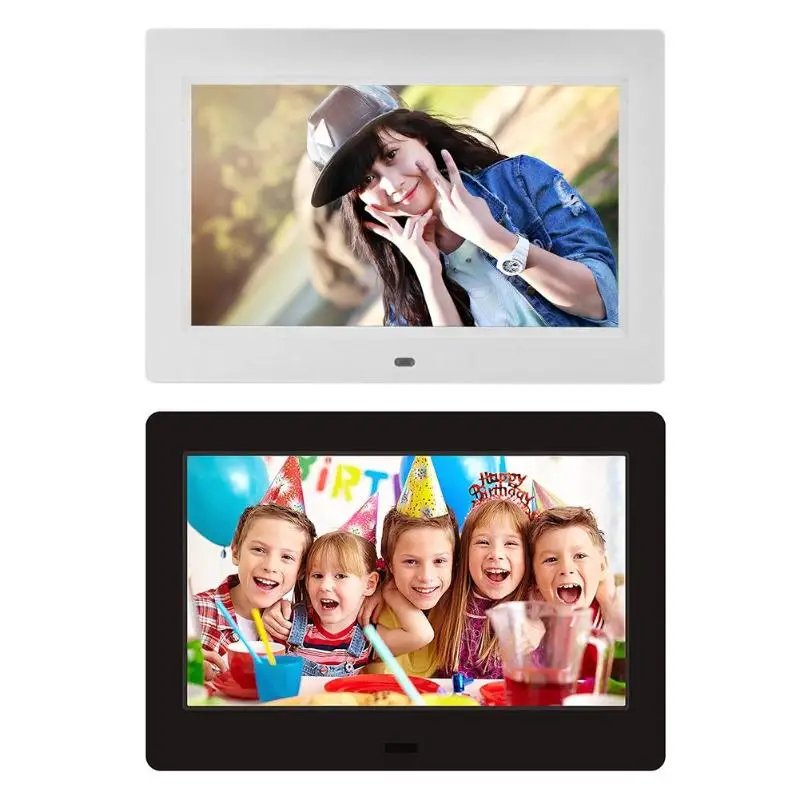 

ALLOYSEED 10 Inch HD LED Digital Screen Digital Photo Frame 1024x600 Electronic Calendar Alarm Timer Switch Video Player
