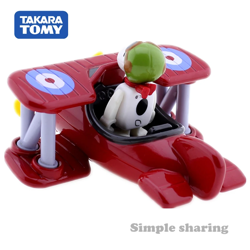 Takara Tomy Dream TOMICA R-08 Ride on Snoopy Flying Ace Auto Spielzeugauto 