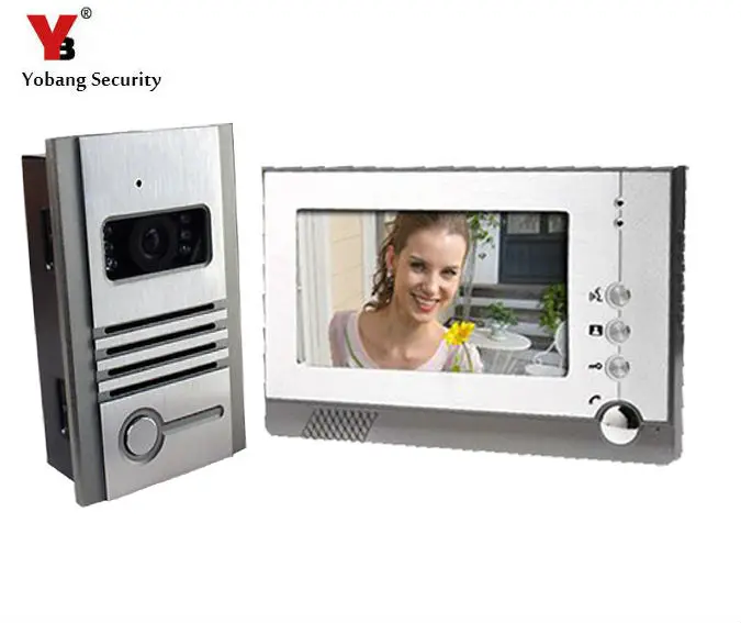 

Yobang Security TFT Color LCD Video Intercom Door Phone System Night Vision Visual Doorbell Hands Free Monitor Intercom Doorbell