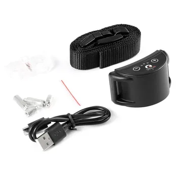 

PaiPaitek PD258-S Pet Dog Training Collar Anti-barking Collar Electric Shock Adjustable Nylon Strip USB Charging Dog Trainer