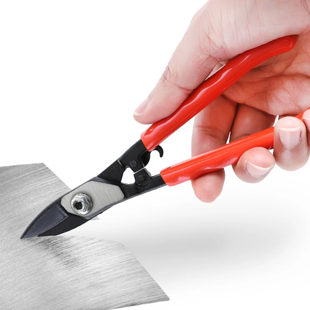 

Metal Sheet Shears Steel Straight Head Tin Snips Scissor For Metal Iron Sheet Cutting non-slip Hand Sheet sharp Shears Tool