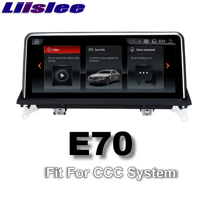 Perfect LiisLee Car Multimedia GPS Audio Hi-Fi Radio Stereo For BMW X5 E70 2007~2010 Original CCC Style Navigation NAVI 1