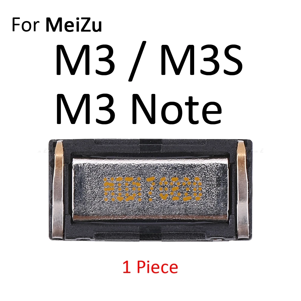 Ресивер для наушников спереди уха запчасти для ремонта динамика для Meizu 16 15 M8 Lite X8 M6 M5 M3 M2 Note 8 U20 U10 - Цвет: For Meizu M3