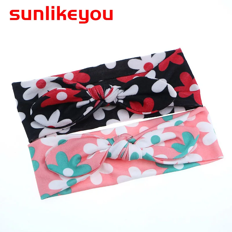 

Sunlikeyou Baby Girls Hairbands Toddler Baby Bowknot Headwear Kids Newborn Turban Bows Knot Headband Hair Accessories