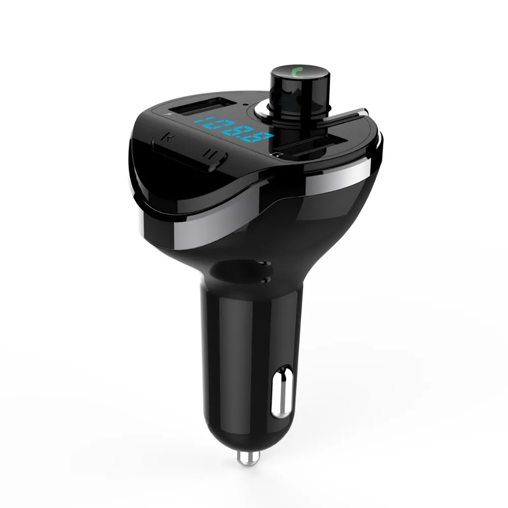 Автомобильный MP3 плеер fm модулятор передатчик Bluetooth Handsfree Call Dual USB Автомобильное