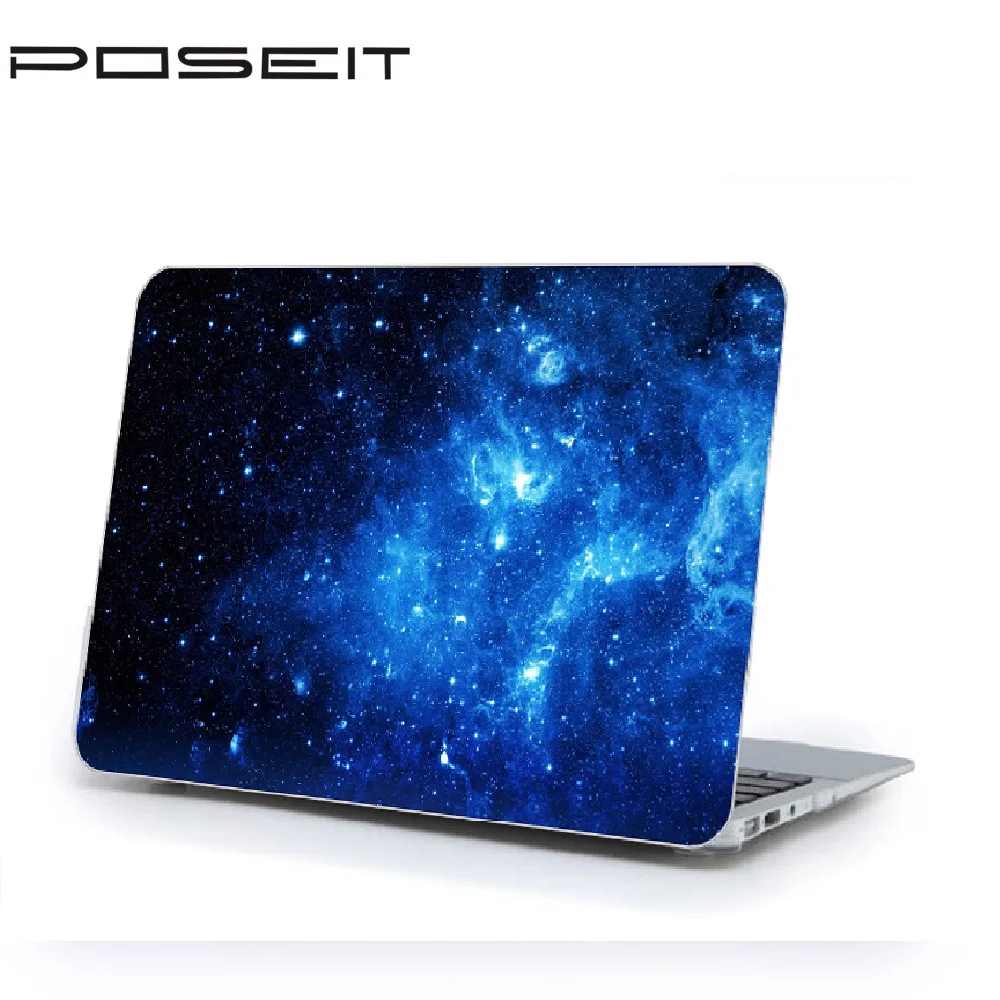 

Laptop Starry Painted Hard Case + Rubberized Keyboard Cover For Macbook Pro 15 13 Air 11 12 laptop replace cover Pro15 Touch bar