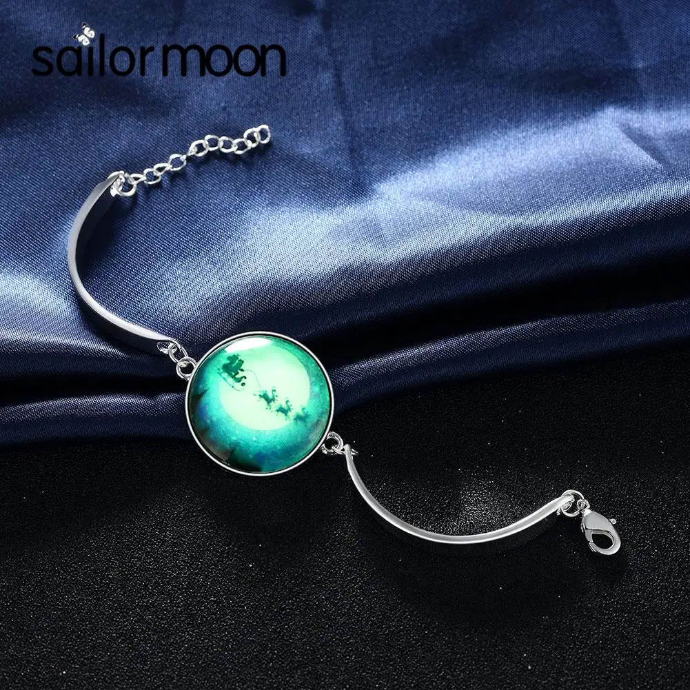 Newest Fashion Glow In The Dark Bracelet For Women Bijouterie Stars Newest Fashion Glow In The Dark Bracelet For Women Bijouterie Stars Moon Charm Female Bangle Bracelets From Jewelry Accessories