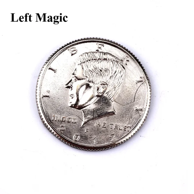 Magic Ripped Coin Trick Illusion and Restored Gift Funny Magic Tricks Toy Folding Coin Bite Coin Dollar Version Magic B1013 5