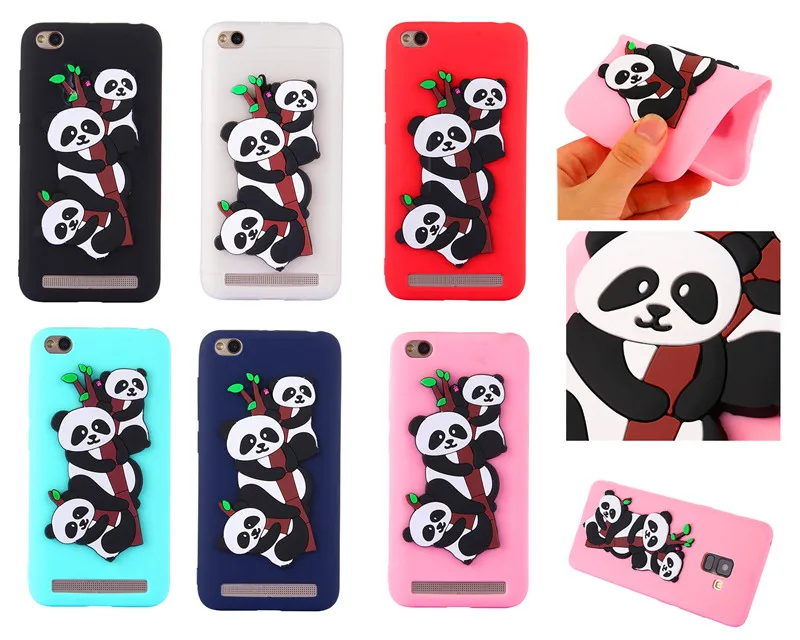 

Xiaomi Redmi 5A Redmi5A Silicon Case 3D Relief Panda Silicone TPU Soft Back Cover Phone Case for Xiaomi Redmi 5A Soft Cover