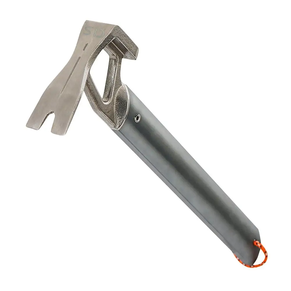Stainless Steel Tent Hammer Camping Hiking Ultra Light Tent Nail Aluminum Hammer Tool Nail Puller Outdoor Peg Tent Accessories