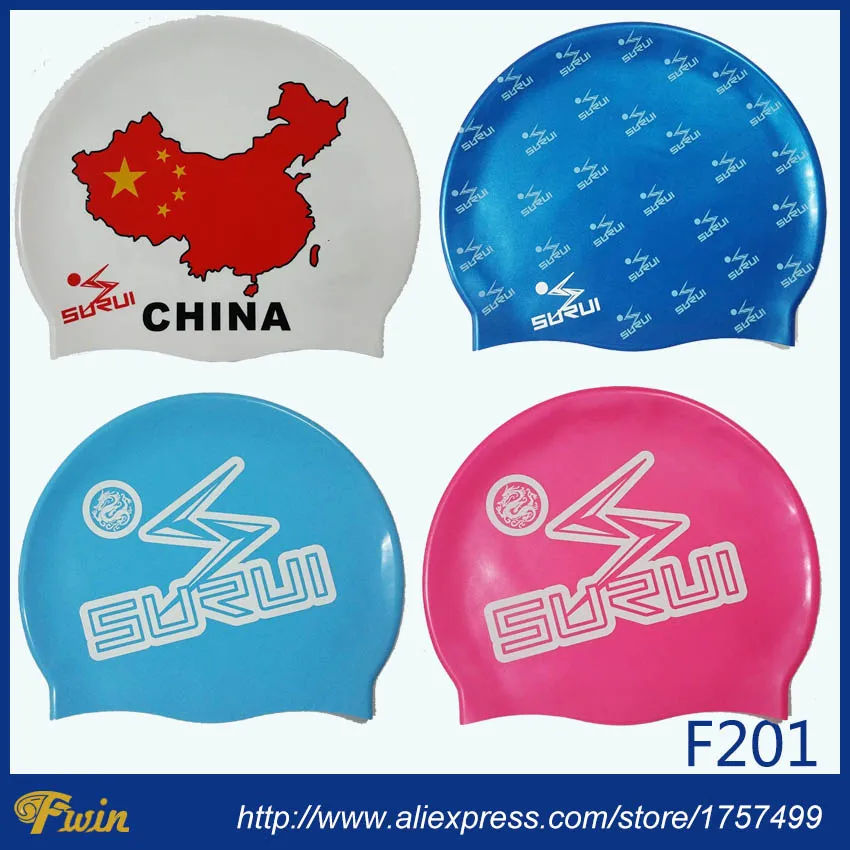 Unisex  Adults Waterproof Silicone Protect Ears Long Hair Sports Swim Pool Swimming Cap Can be customized with logo printing