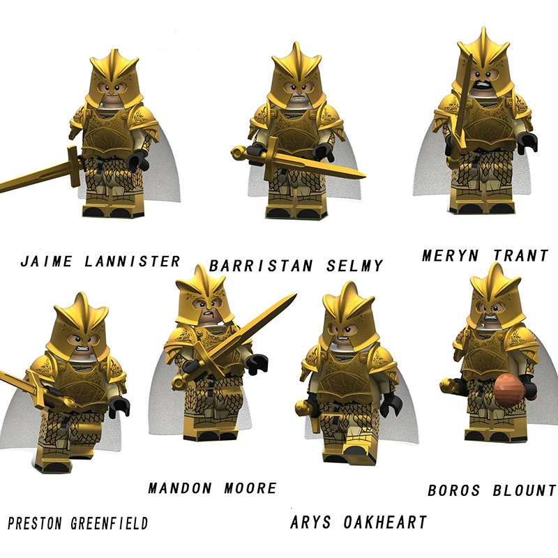 

6/Game of Thrones A Song of Ice and Fire action DIY figure Building Blocks Toys gift Compatible for the children