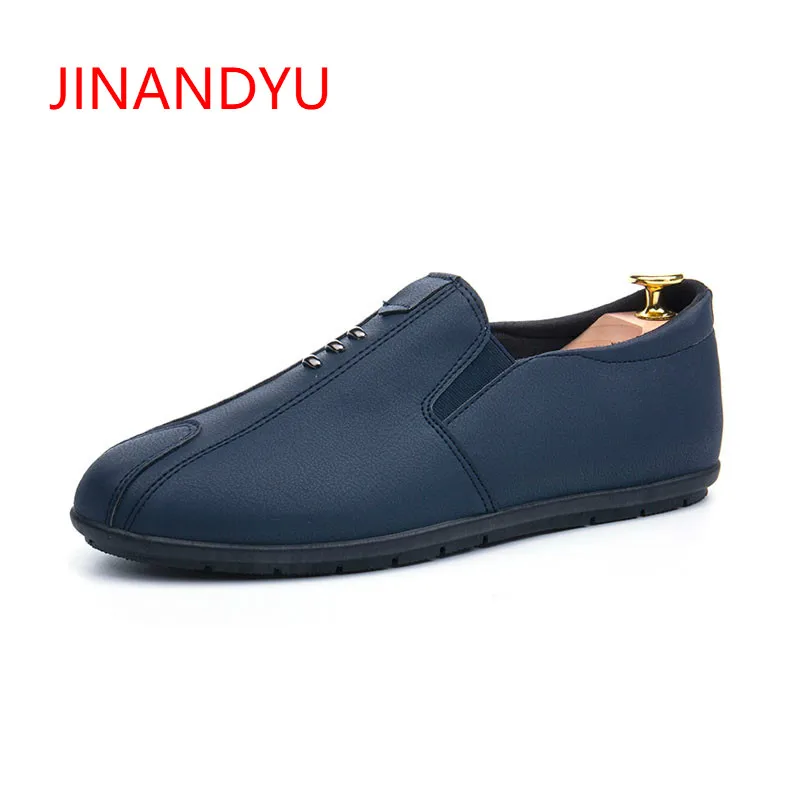

Men Leather Shoes Handmade Moccasins Leather Loafers Design Mens Slip on Comfort Peas Black Driving Shoes Men Flats Boat Shoes