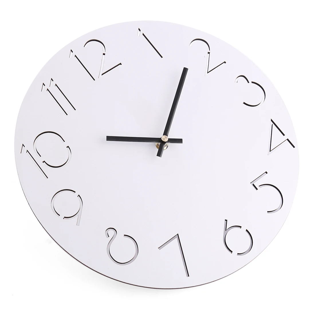 Homingdeco креативные настенные часы круглые простые настенные часы домашний декор французский кантри тосканский Стиль Париж деревянные подвесные часы - Цвет: Белый