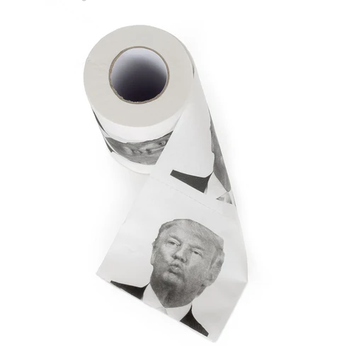 1 Roll President Donald Trump Toilet Paper Roll Gag Gift Prank Joke On Sale nice Dropshipping Lahore