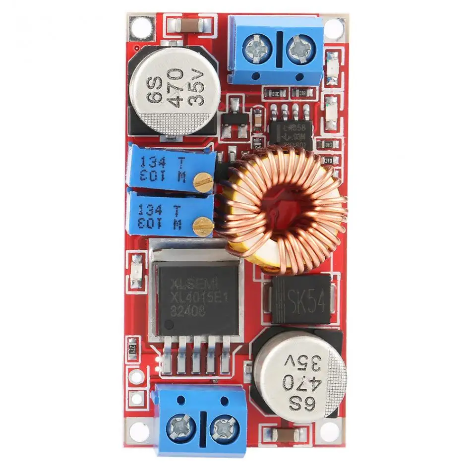 Регулируемый светодиодный модуль регулятора источника питания, мощная плата для зарядки литий-ионной батареи 75 Вт, высокоэффективный регулятор напряжения