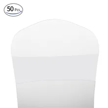 50 шт. ленты для свадебных стульев банты эластичная Подвязка из спандекса для стула ленты-Чехлы Свадебные банкетные приемные принадлежности украшения