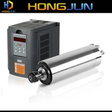 2.2kw 220 В/380 В ER20 4 шт. подшипник 24000 об./мин. круглые высокой скорости с водяным охлаждением двигателя шпинделя+ 2.2kw 220 В /380 В инвертор