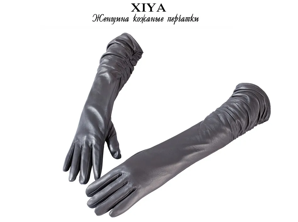 Fashion women Genuine leather gloves