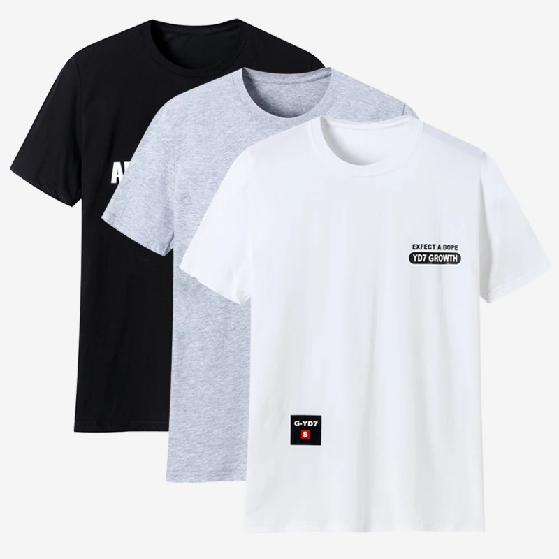 

Aoliwen 2019 New fashion men's short sleeve T-shirt printing 100%Cotton Comfortable high quality Shaped M-4XL