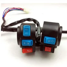 2 шт. левый и правый Электрический трицикл ручка переключатель в сборе три скорости фары левый и правый рулевой Рог