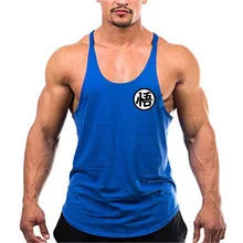 New Summer Bodybuilding Dragon Ball Tank Top font b Men b font Fitness Stringer Sporting font