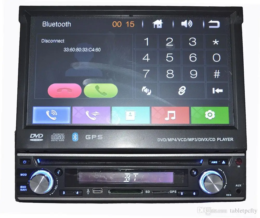 Best universal 1 Din 7" Car DVD GPS player with audio Radio stereo,USB/SD,BT,free map,rear view camera,Manually retractable screen 23 Best universal 1 Din 7" Car DVD GPS player with audio Radio stereo,USB/SD,BT,free map,rear view camera,Manually retractable screen 23