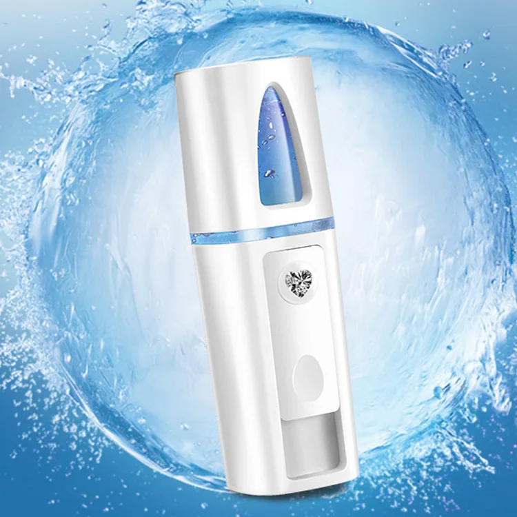 

Dan Sha Nano Mist Facial Sprayer Mini Nebulizer Portable Steamer Moisturizing USB Rechargeable DS-018S