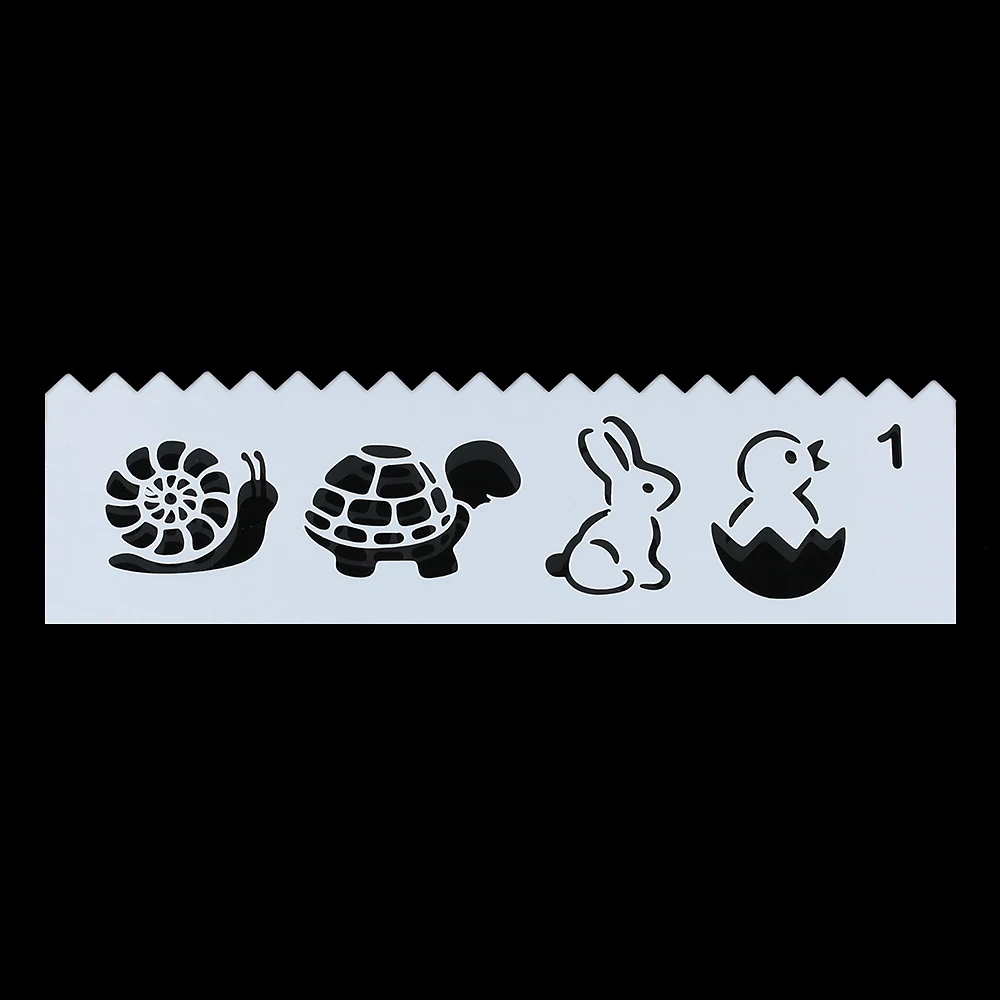 

1PC Tortoise Rabbit Layering Stencils Airbrush Art Painting Templates Album Card Making Crafts School Stationery Office Supplies