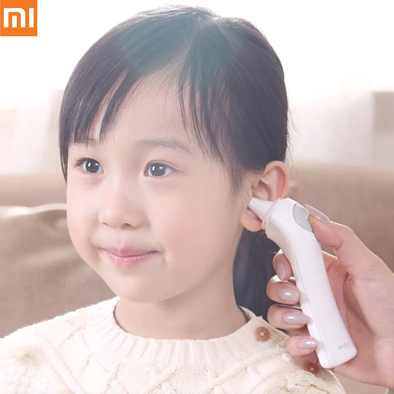 

Xiaomi Jiuan infrared Ear Thermometer LED For Baby Kids Adults Non Contact Digital Infrared Ear Body Thermometer 1S Rapid test
