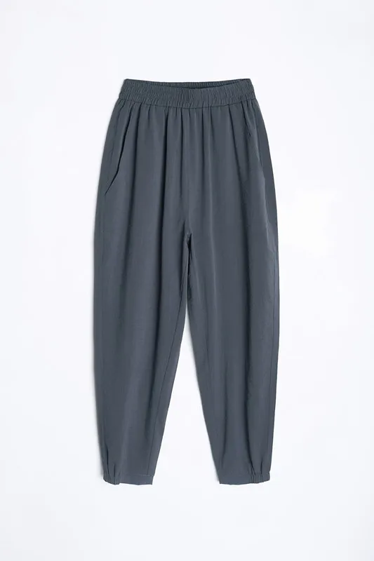 2019 Summer New Women Ankle-length Pants Female Korean Elastic Waist Harem Pants Woman Casual Loose Trousers 2019 Summer New Women Ankle-length Pants Female Korean Elastic Waist Harem Pants Woman Casual Loose Trousers