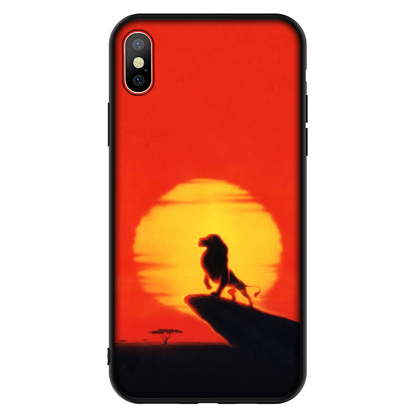 YIMAOC мультфильм Король Лев Мягкий силиконовый чехол для телефона для iPhone XR X XS Max X 6 6S 7 8 Plus 5 5S SE черный ТПУ чехол - Цвет: 12