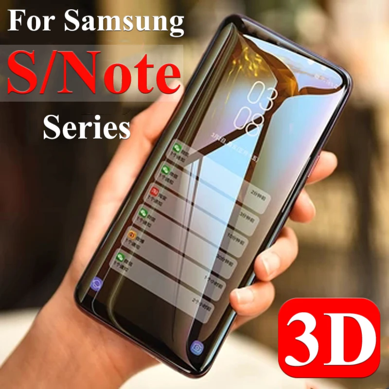 

Tempered Glass On For Samsung Galaxy Note 9 S8 S9 S10 Plus Tremp Screenprotector Sumsung Galxy S 8 10 9S 8S Protective Glas Film