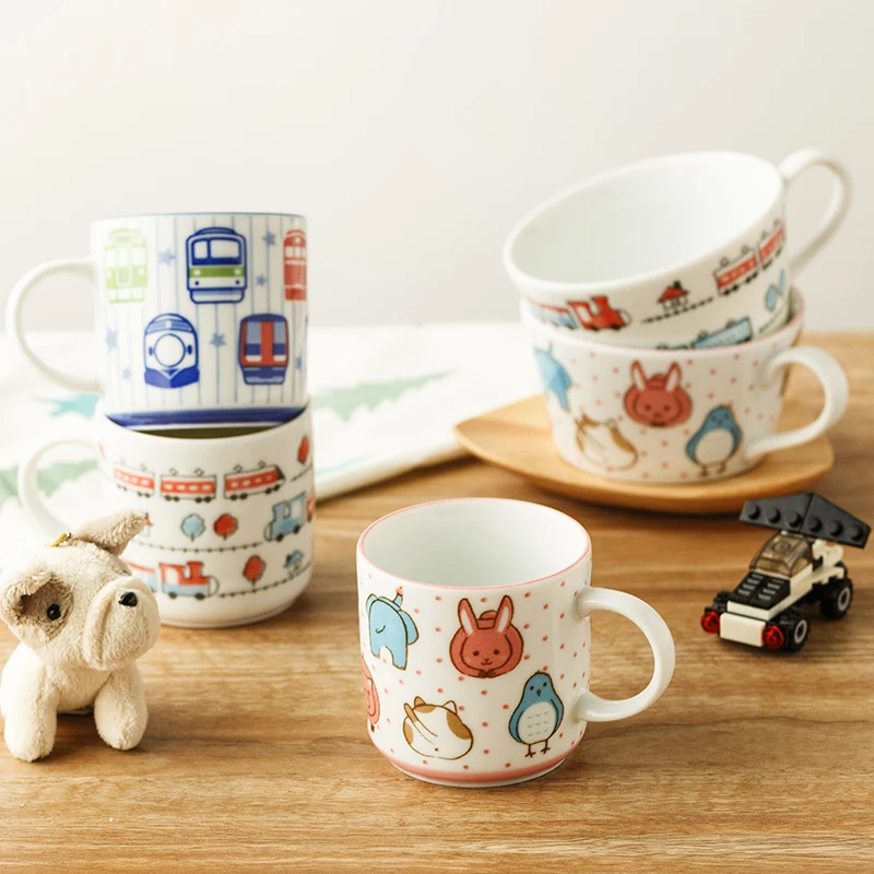 Японский импорт, детская чашка для завтрака, керамическая чашка, милый мультяшный хлопковый чай, кофейная чашка, посуда в японском стиле, салатник