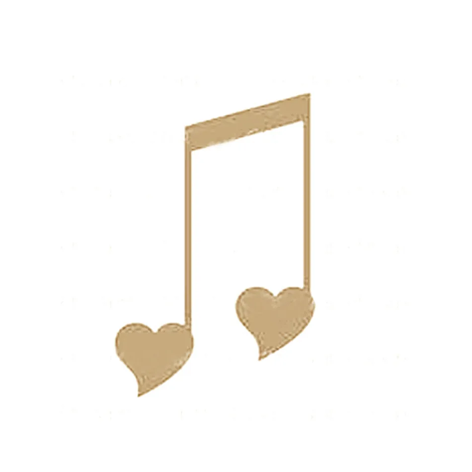 

Music Note Symbol Metal Cutting Dies for Scrapbooking Embossing Craft Cut Card Making Stencils Decorate Photo Album Christmas