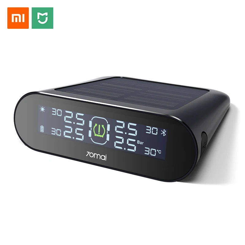 Xiaomi 70mai TPMS система контроля давления в шинах солнечная энергия жк дисплей Android