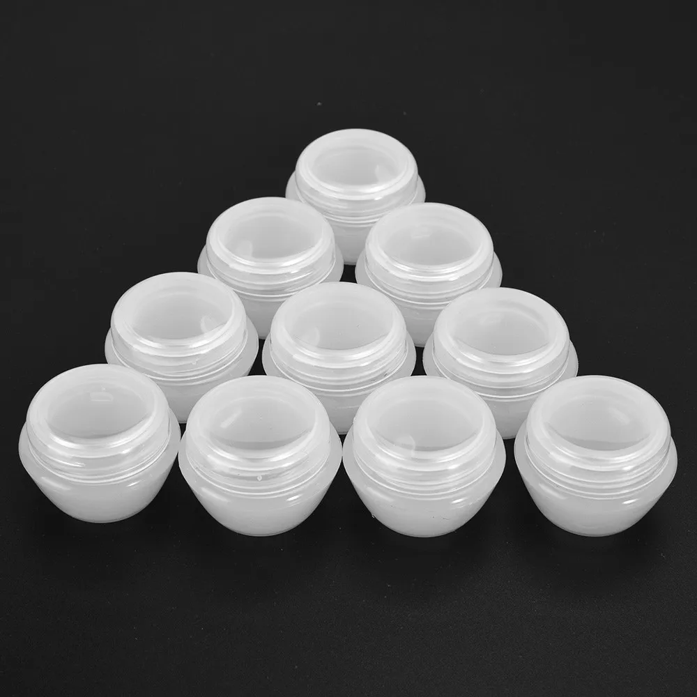

10Pcs Mushroom shape sub-bottle shower gel bottled aircraft travel lotion storage box cosmetics Clear empty bottle storage 5.31
